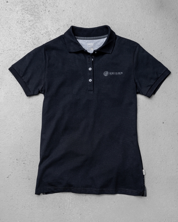Bild von TRILUX COTTON TEC® Damen POLOSHIRT schwarz 