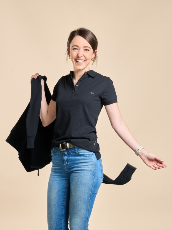 Bild von TRILUX COTTON TEC® Damen POLOSHIRT schwarz 