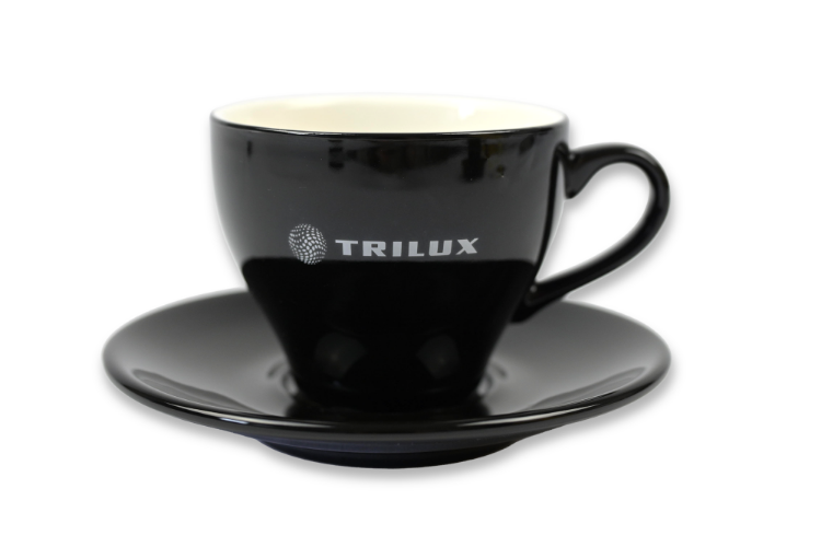 Bild von Espresso-Tasse mit Untertasse 